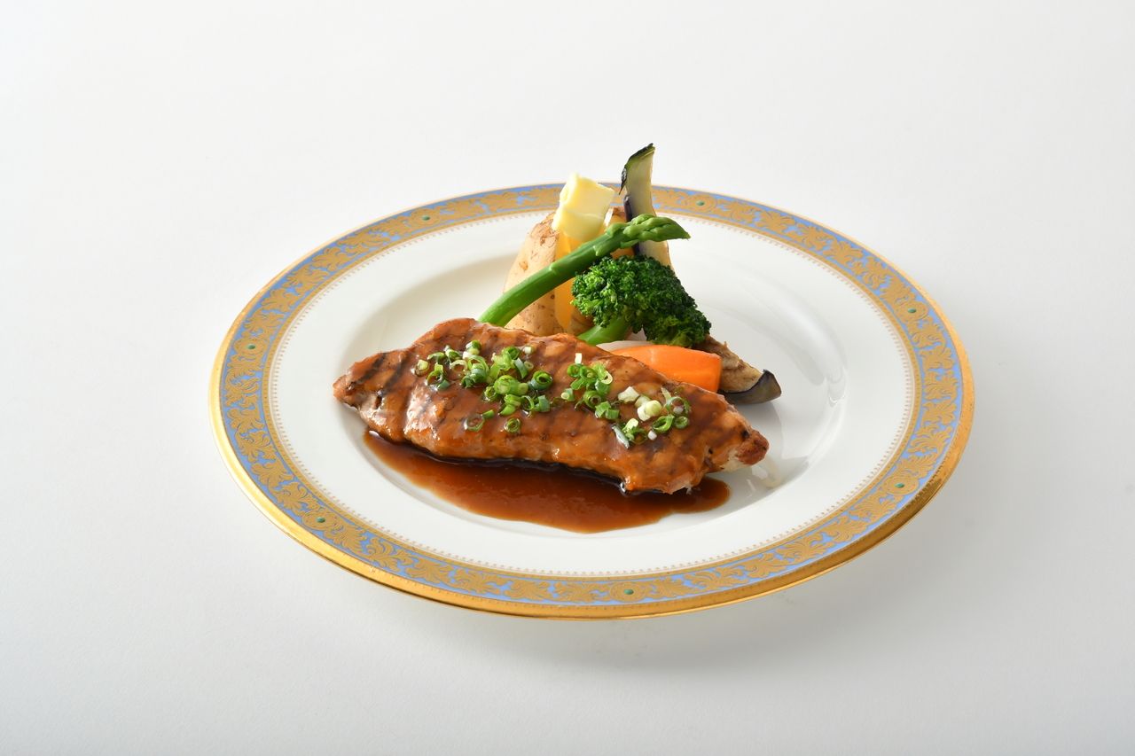 ポークソテー・ジンジャーソースがけ
