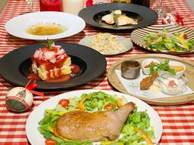 《12/13～25★期間限定》ももてなし家クリスマスディナーコース（飲み放題付） 2025