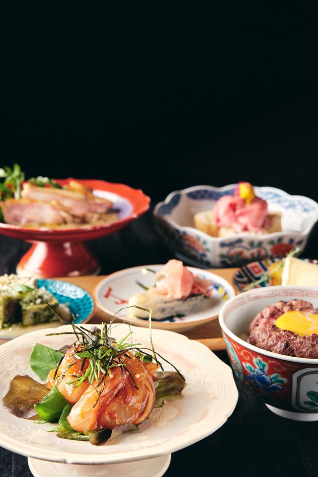 月替わりおまかせ9品7皿コース＋フリーフロー（飲み放題100分）