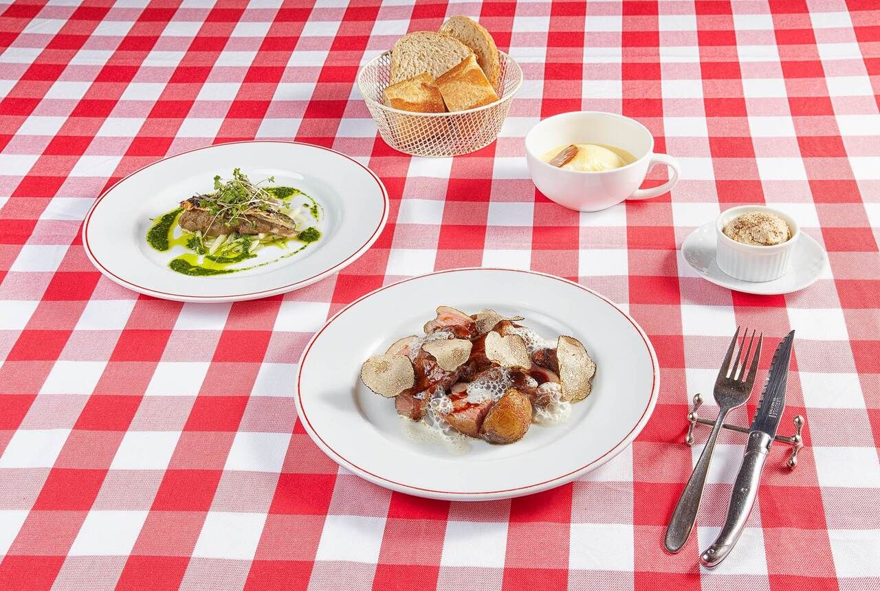 平日選べるランチコース～追加料金を頂くメニューもございます