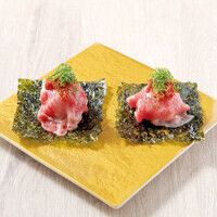 ♦︎Special course limited to a limited number of groups♦︎ All-you-can-drink for 2 hours including draft beer, plan with popular meat sushi! Limited time 8,000 yen → 6,500 yen (tax included) 18% OFF! !