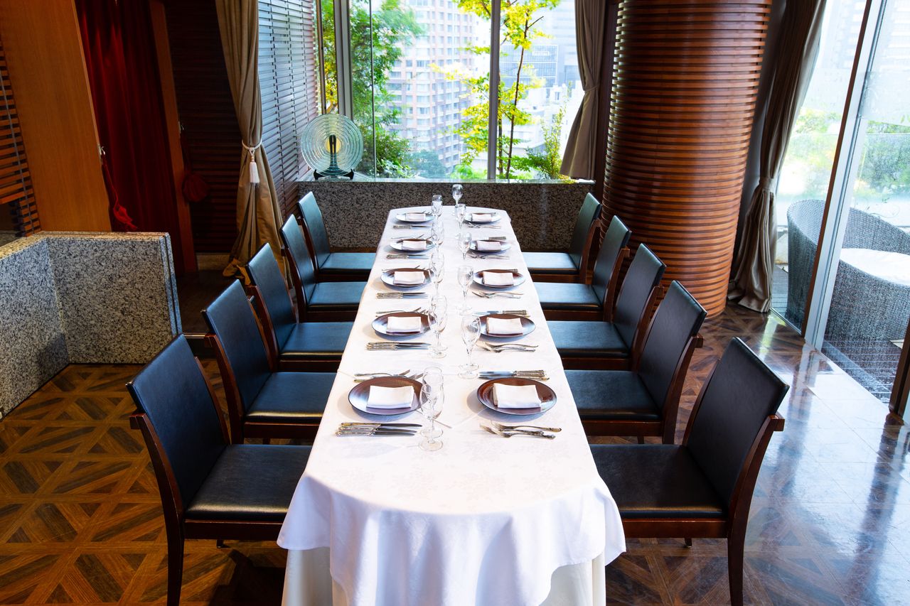 [French full course plan] 3 hours + free flow [private lounge with terrace]