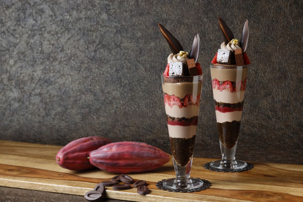 ”選べるワンドリンク付き”「至福のチョコレートパフェ ～カカオとフランボワーズの余韻～」＜5-6月＞【限定10食】