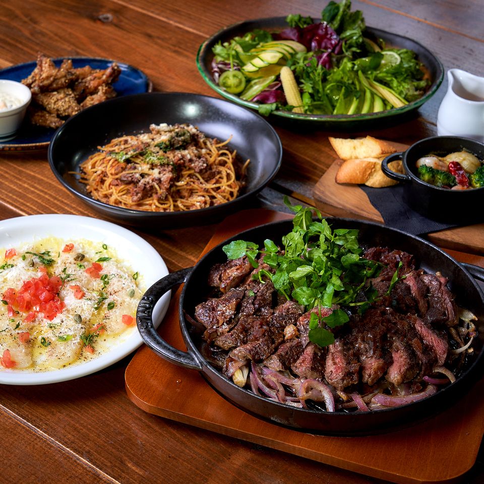 【スタンダードプラン】カリフォルニアスタイルの贅沢ディナー！　飲み放題変更可！！