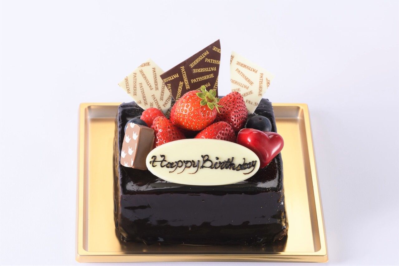[Online payment] Chocolate cake square size 4 (12cm/2 to 4 people) *Reservations made by 17:00 two days in advance