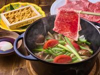 [Most popular! Awaji beef, mountain and sea tomato sukiyaki full course overseen by chef Haruyuki Yamashita]