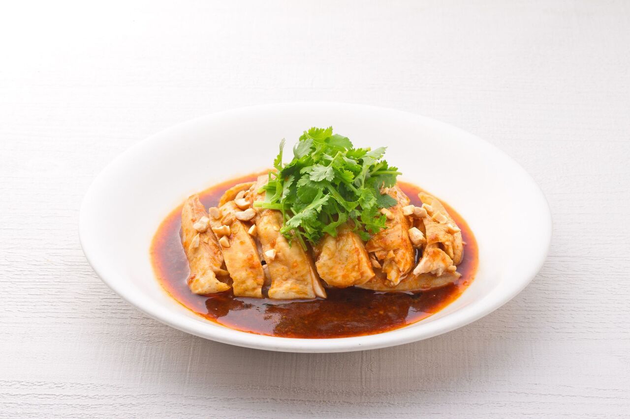 【アラカルト】2.よだれ鶏　小盆