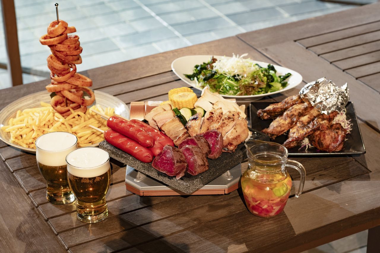 溶岩BBQアルコールプラン（ 2時間セルフ飲み放題付）【5月14日～９月29日】
