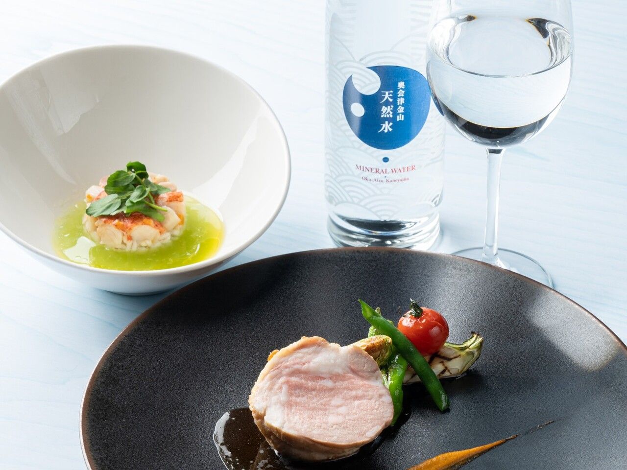 Dejeuner A + Toyosawa Sake Brewery sake or a glass of sparkling wine for a toast