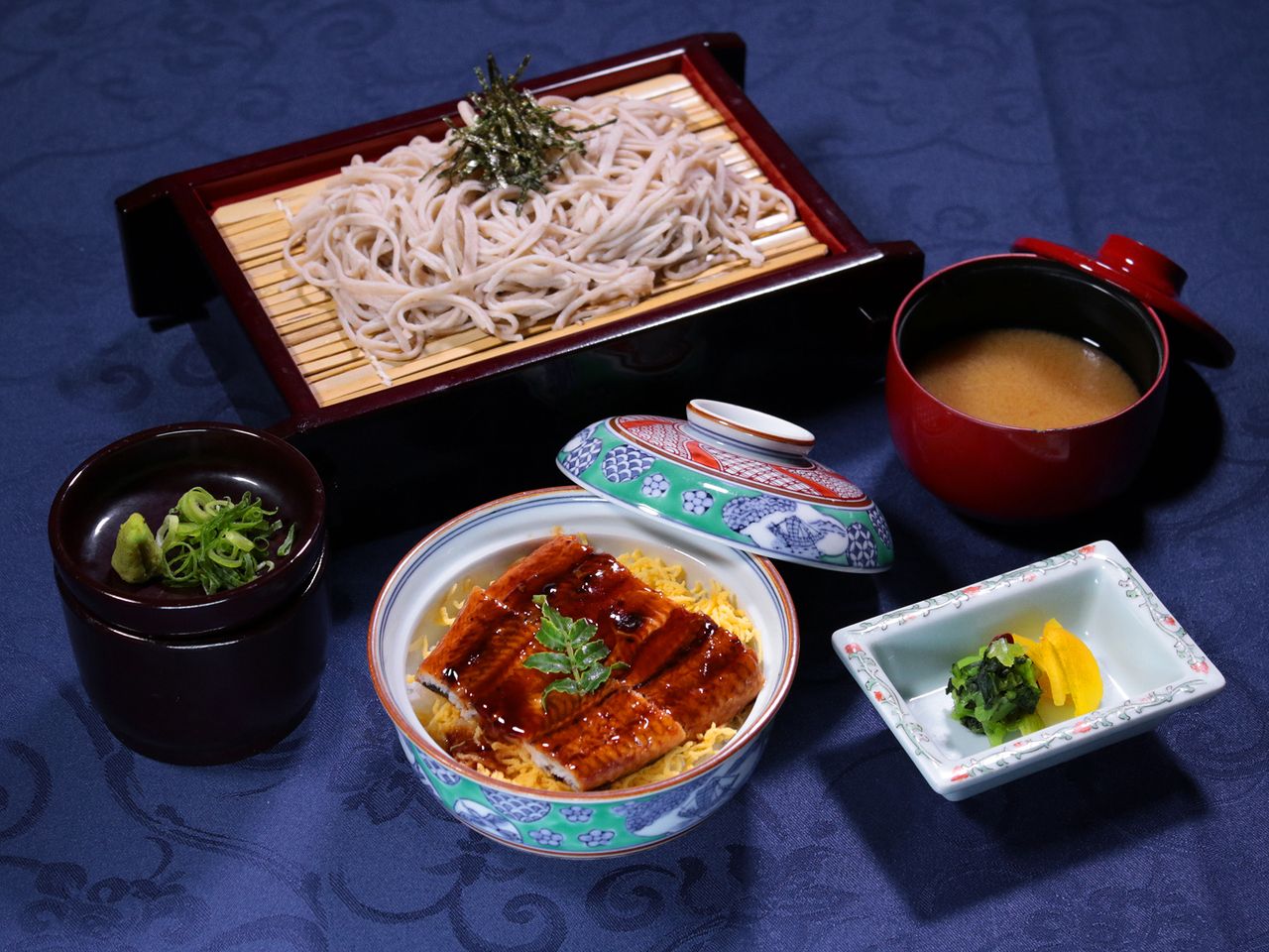 【ランチ】うな丼手打ち蕎麦御膳