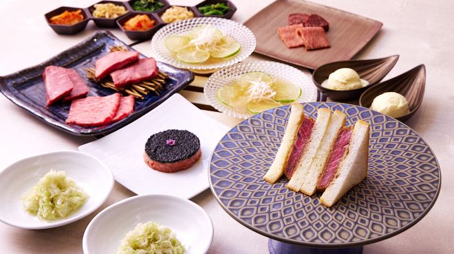 Ushifuji Special Course Ushifuji's specialties!! A luxurious course including "Caviar Yukhoe" and "Fillet Cutlet Sandwich"!!