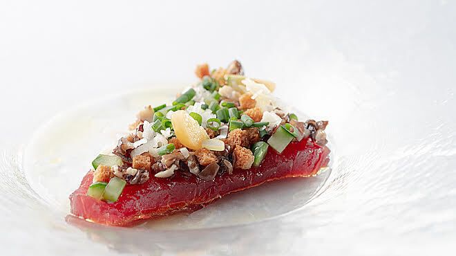 Seasonal course menu