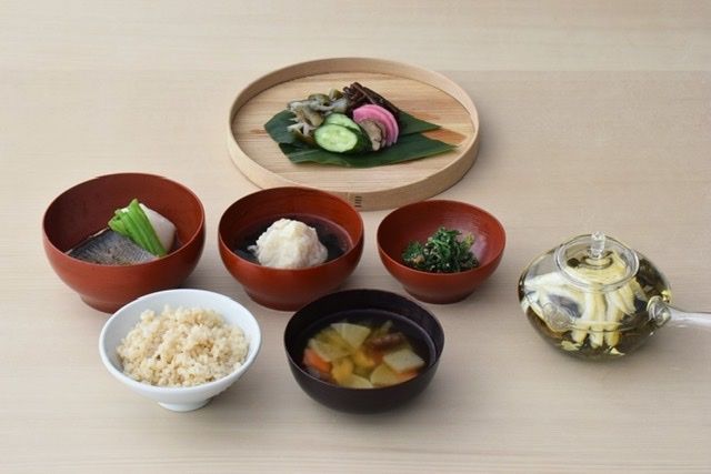 One soup and three dishes