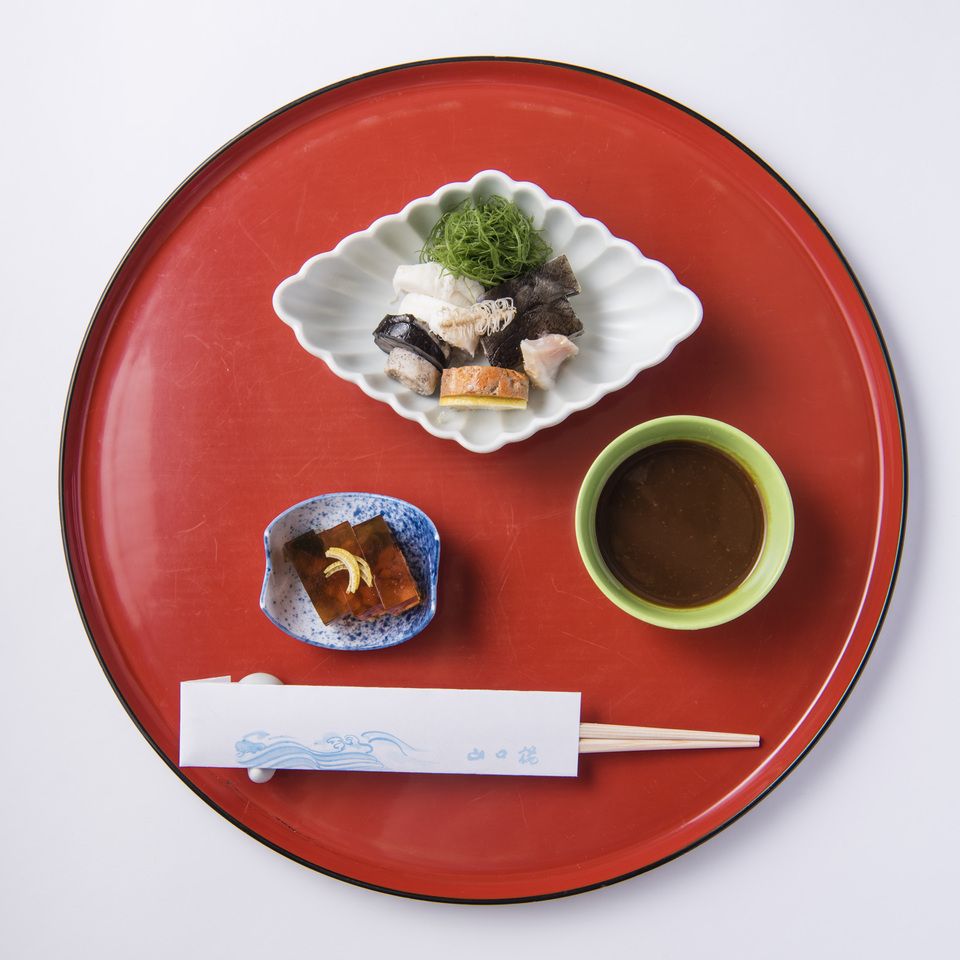 Anglerfish with authentic soy sauce (Course D)