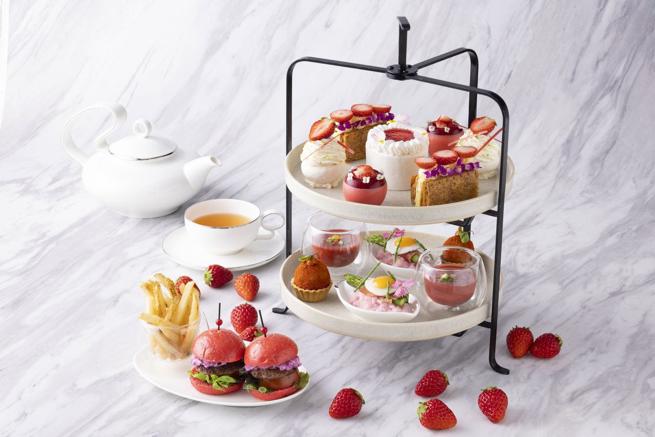 苺のアフタヌーンティー