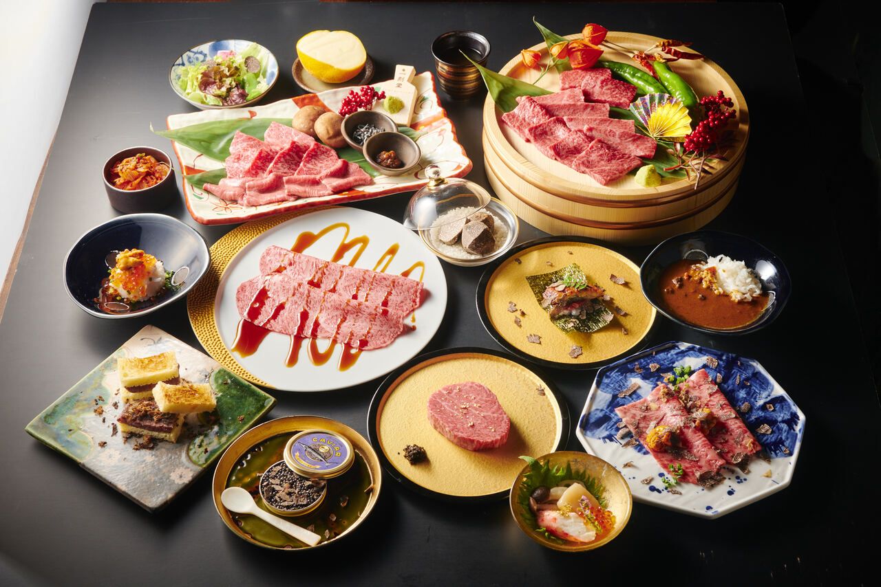 SPECIAL WHITE TRUFFLE Course — White Truffle & Kobe Beef Main Course