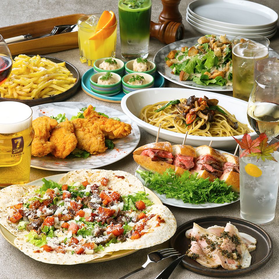 [Casual Enjoyment] MEXICAN Tacos and Kyoto Mochi Pork ☆ Light Plan with All-You-Can-Drink (8 dishes total 5,000 yen)