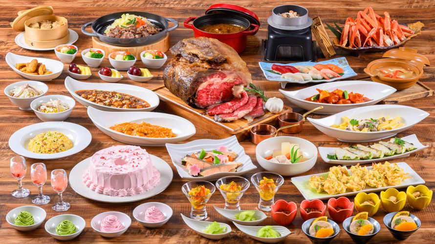 Dinner buffet for adults