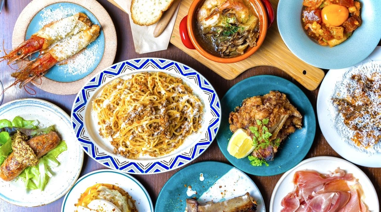 [90 minutes all-you-can-drink included] 5,500 yen course ◆ Enjoy five dishes at a reasonable price, including our specialty WaiWai fried chicken, butter joe, and pasta