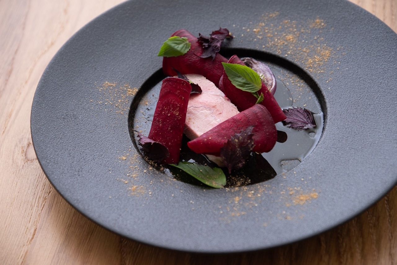 Lunch main pork course