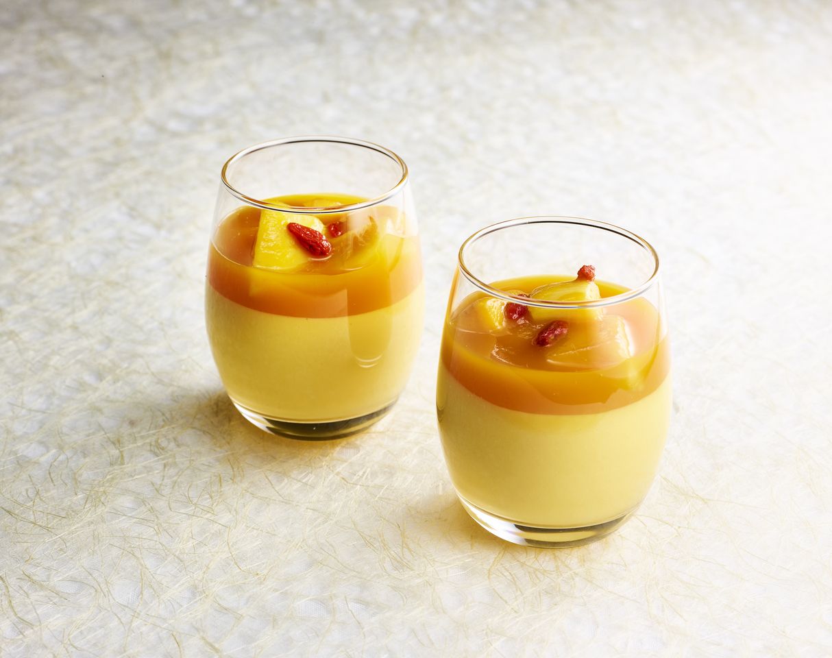 【Take Out】Fresh Mango Pudding 2 piece