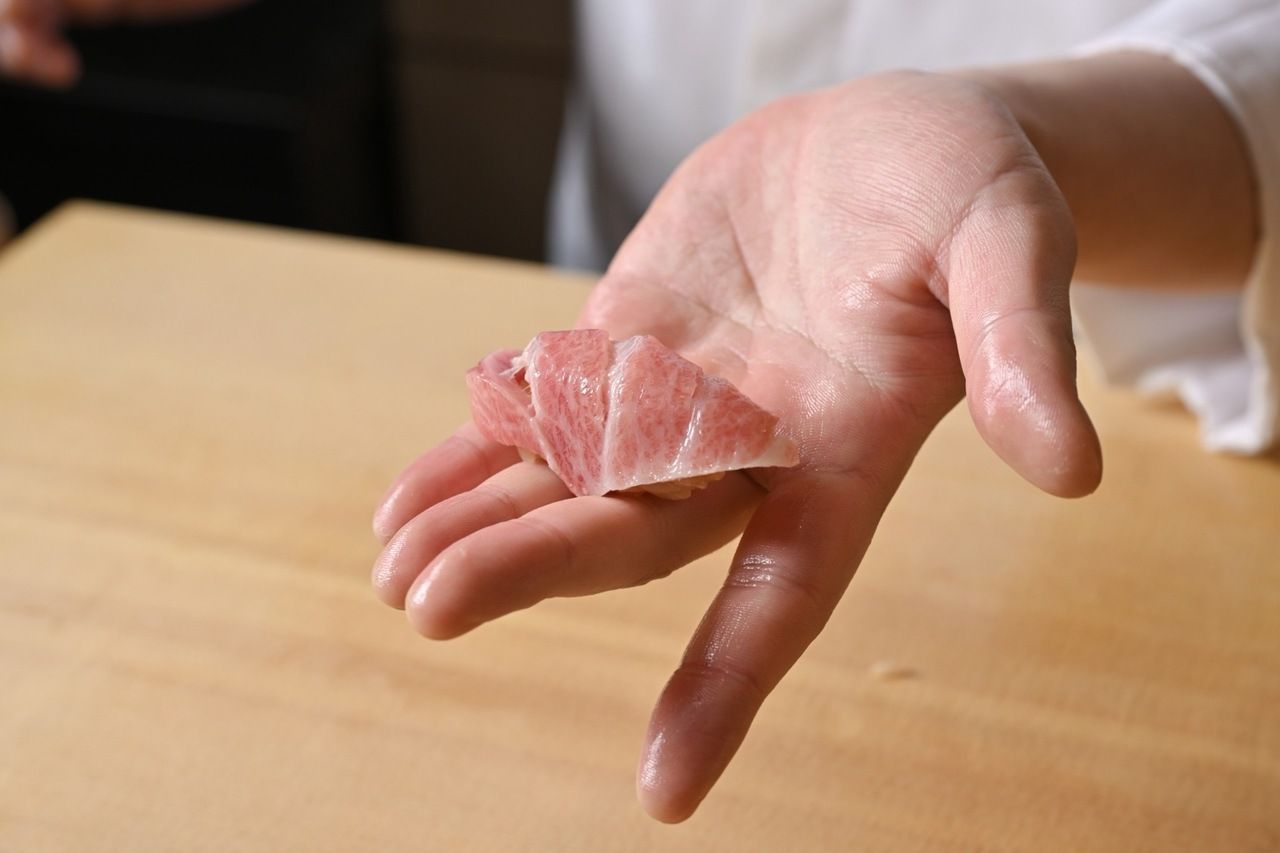 ［OKU OMAKASE Sushi Course] This is the basic course 