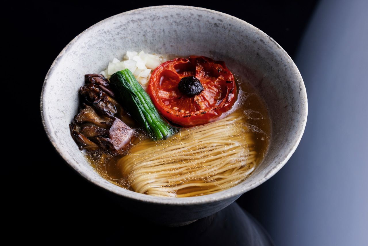 Soy Sauce & Fermented Mugwort + Alcoholic drink