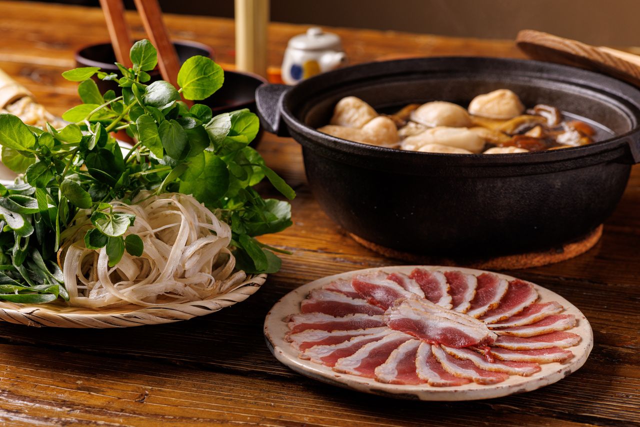 쿄가모 샤브 냄비 코스