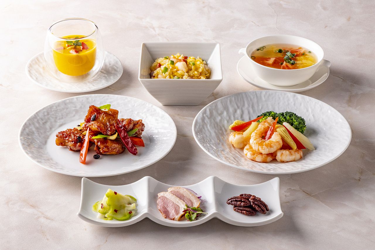 [Online reservation / Includes a toast drink of your choice] Weekday only: Business Lunch, 6 dishes including 2 main dishes of your choice