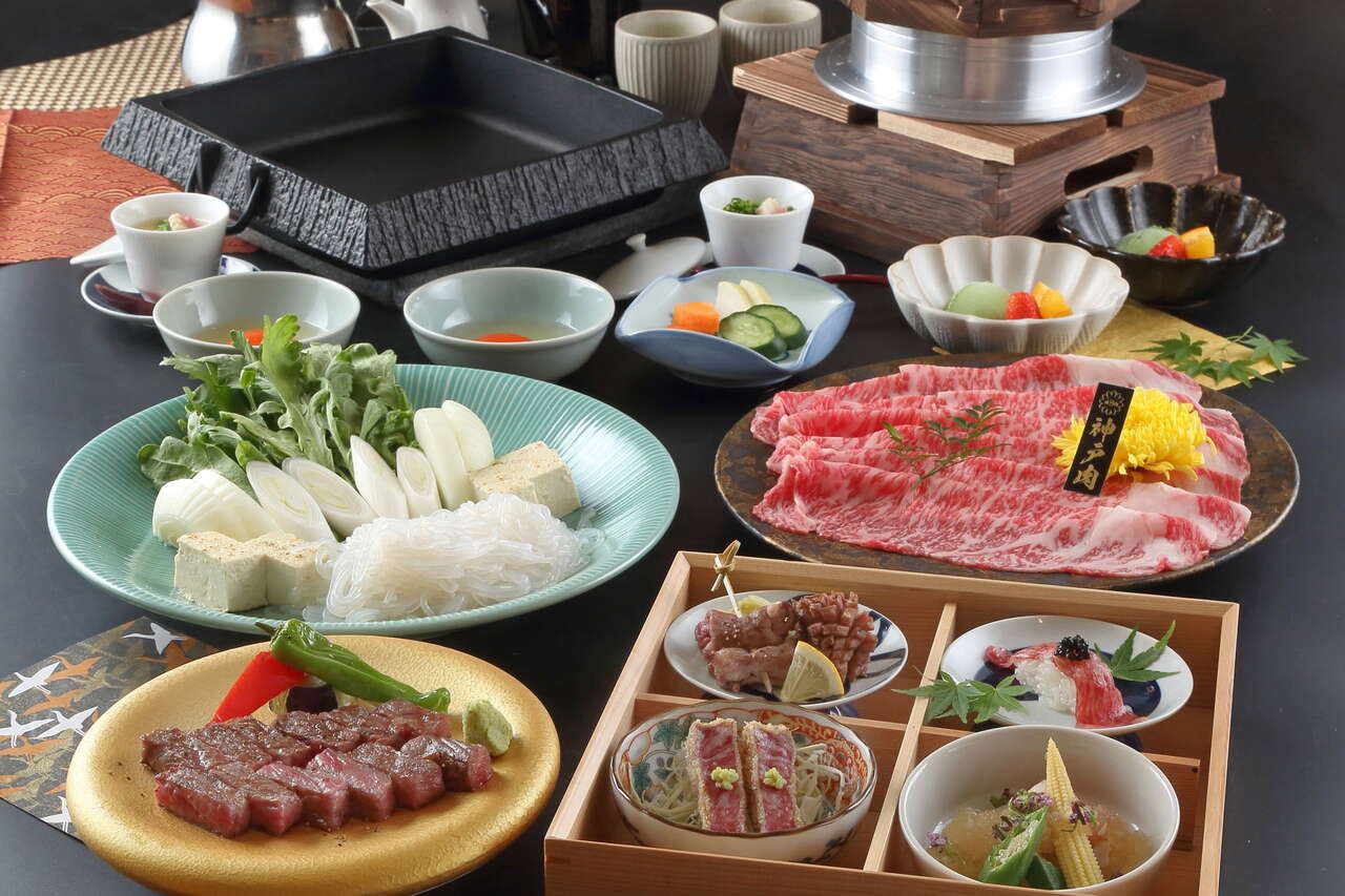 極上神戸牛すき焼きコース