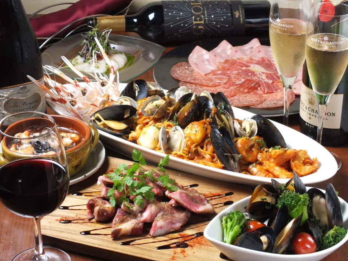 ACQUAMAREスタンダードコース / 2時間FreeDrink付き