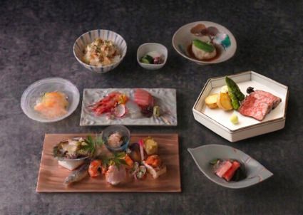 5月6月会席　黒毛和牛サーロインローストビーフと浅利ご飯　13,200円