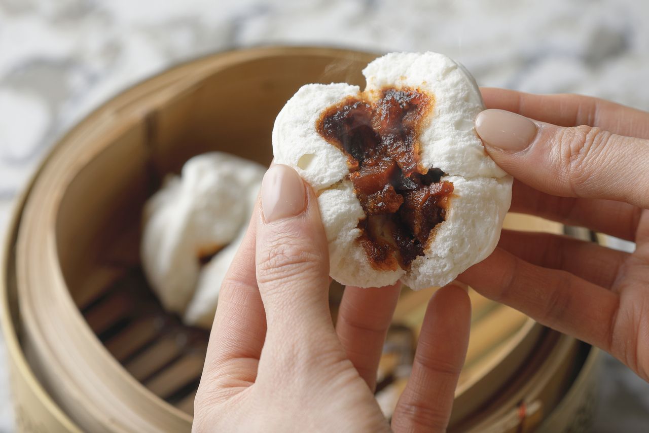 季節の点心が入ったシーズナルランチコース 全５品