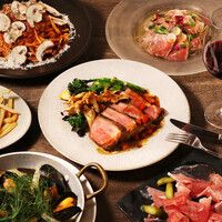 음료 무제한 【음료 무제한 쉐어 플랜/요리 전 6품 메르시 플랜】메인 요리는 삼원 돼지의 로티: 술 메인으로 식사를 즐기고 싶은 분에게 추천