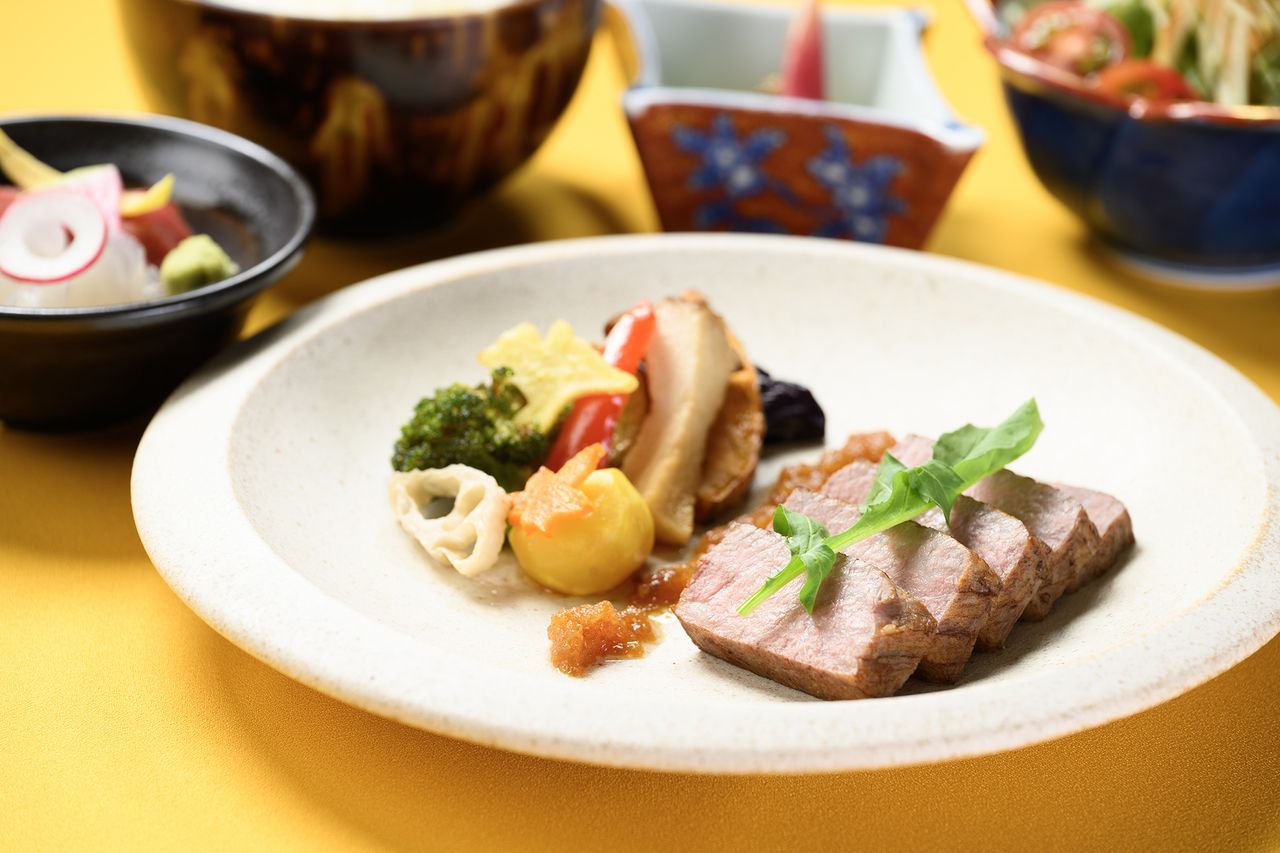 【ご褒美和ランチ】　北海道産牛の昼げ御膳