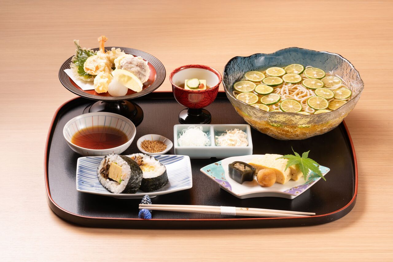 【8月・9月】冷しすだち蕎麦御膳