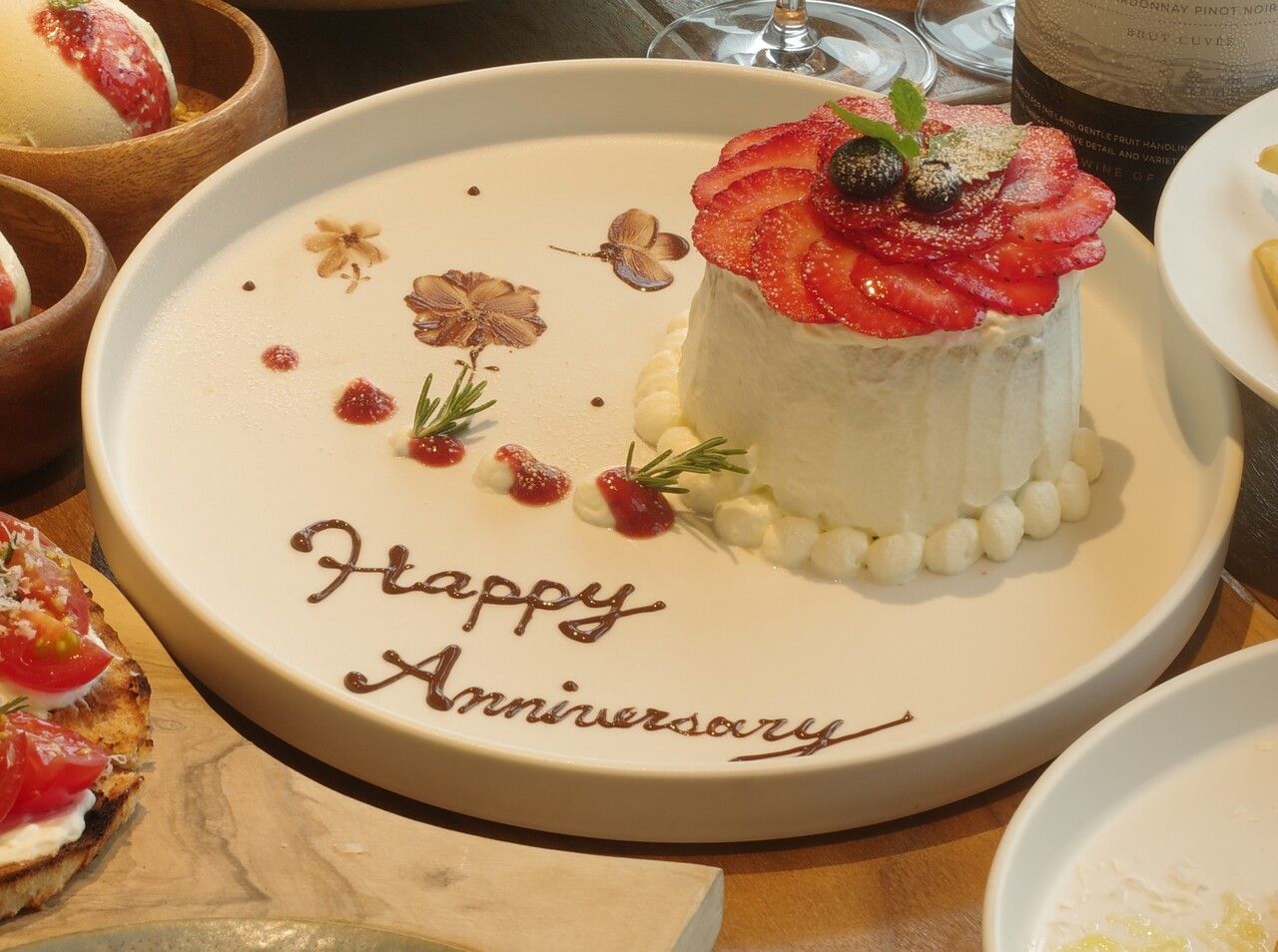 アニバーサリーケーキプレート