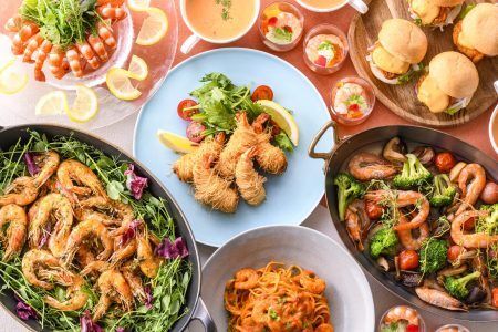 ＜ランチ 小学生＞「海老フェア」ブッフェ