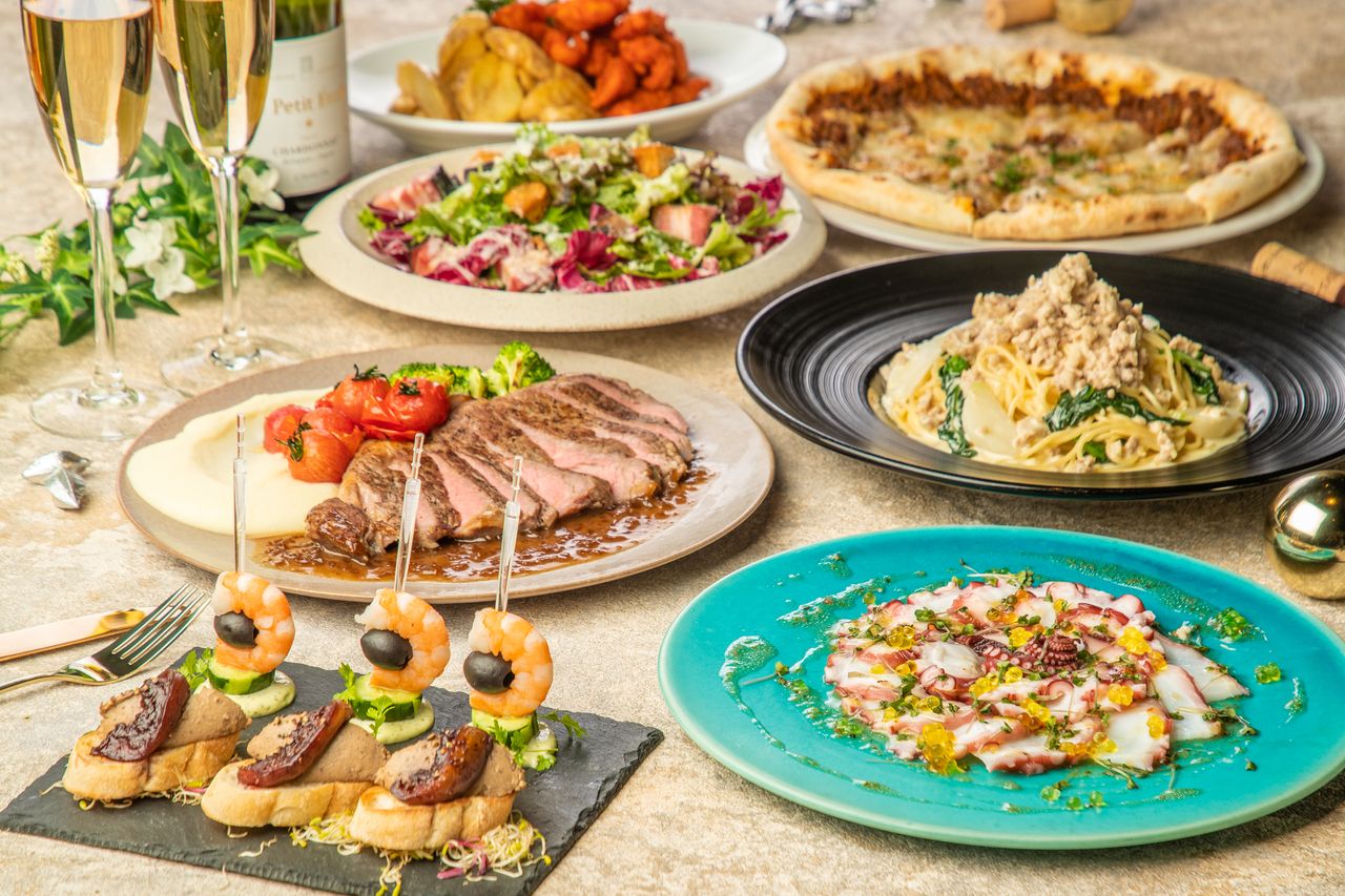 『ダーツ＆卓球個室』忘新年会カジュアル(8品2時間飲み放題付)