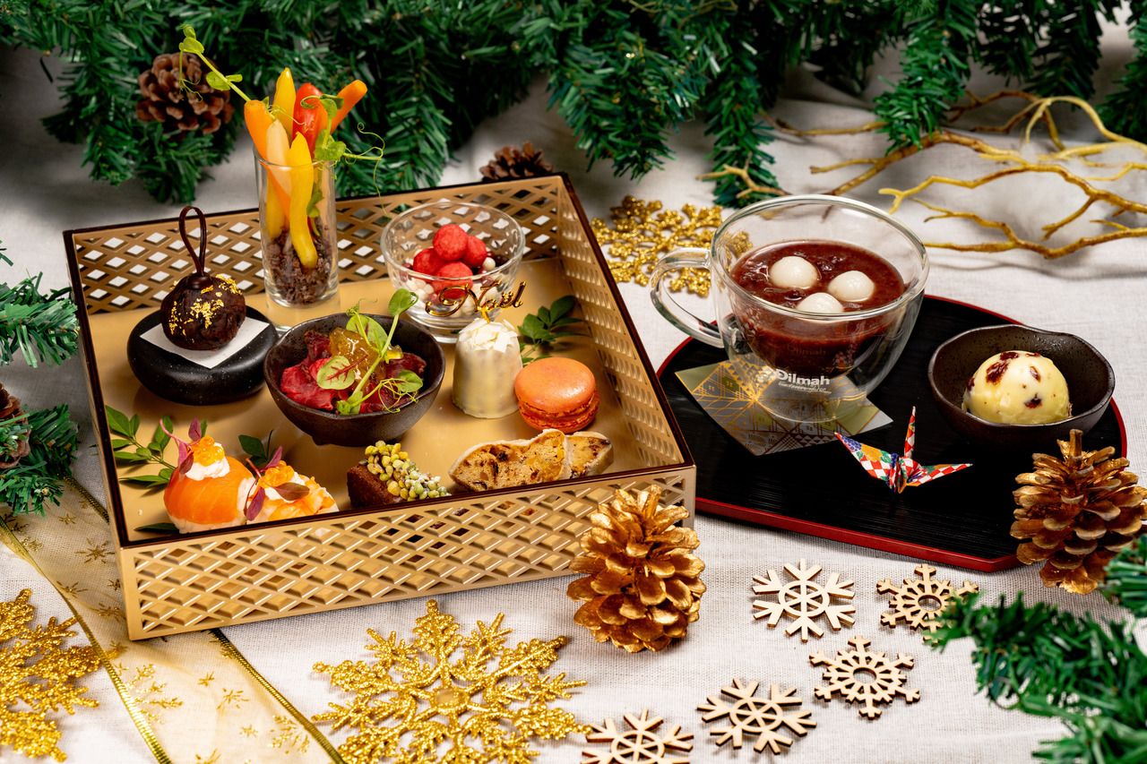 Grove Lounge Japanese Christmas Afternoon Tea with [Bonsai Tiramisu]