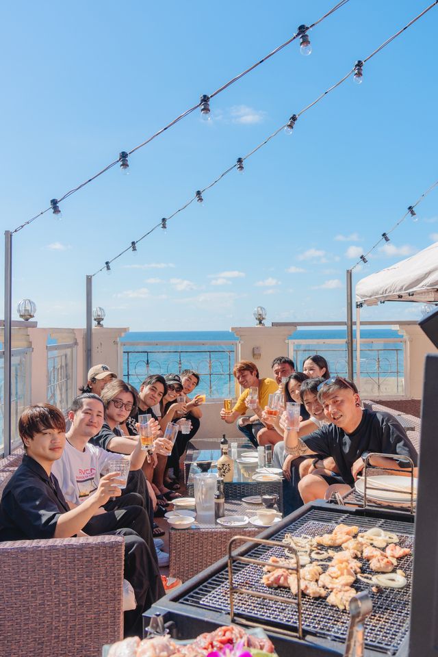 【冲绳海景×和牛烧烤套餐】标准烧烤套餐：3000日元（含税）