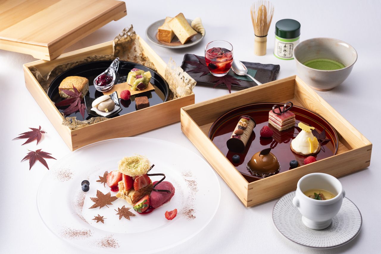 祇園辻利のお茶とベリーのアフタヌーンティー