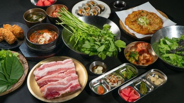 忘年会芹サムギョプサルコース