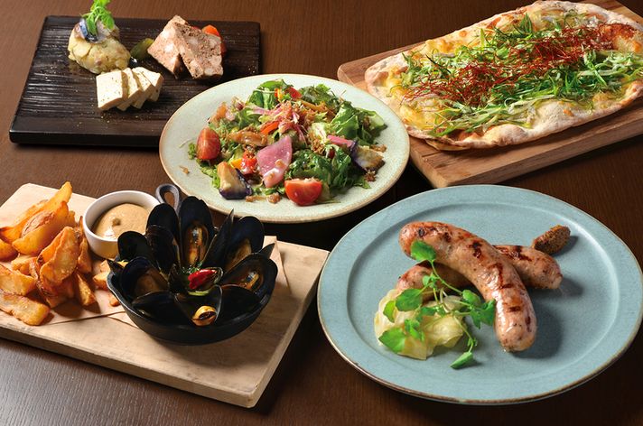 [Reservations only available on Sundays from 5pm to 6pm] "Mugyoi Course" 5 large dishes (8 varieties) + 90 minutes of all-you-can-drink for 4,800 yen