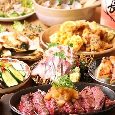 【派对/饮酒派对】包含陈年琥珀鱼、炙烤鲜鲷鱼刺身和烤肉的综合套餐，90 分钟畅饮，共 11 道菜。