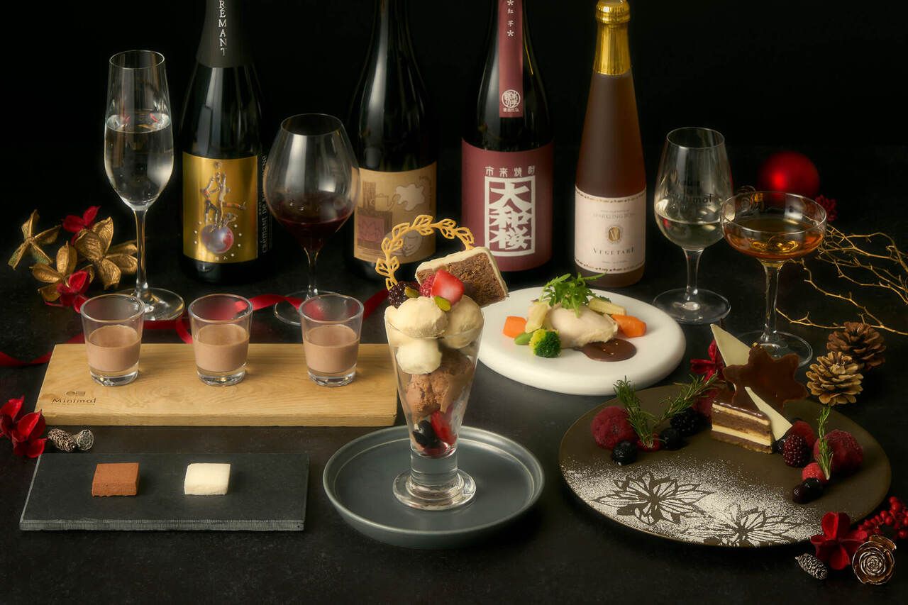 [December Alcohol] Cacao and Chocolate Dessert Course