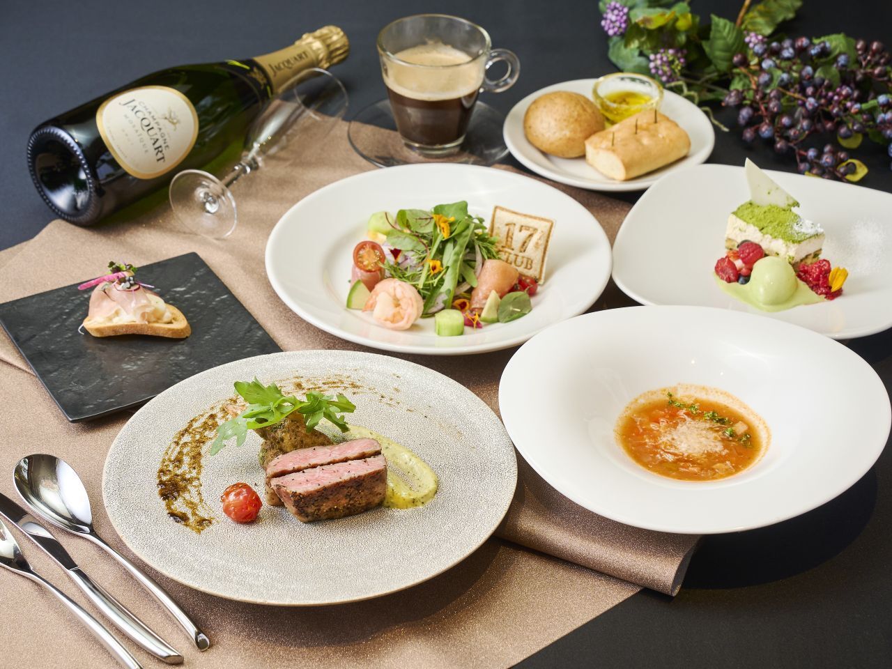 17CLUB Noto Beef Steak Course