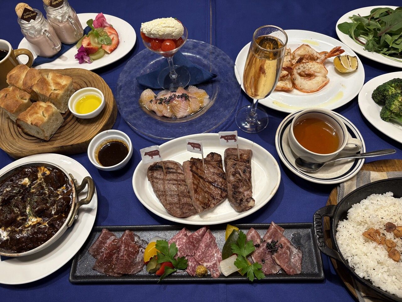 Grilled Aging Beef コース...Chef　Premium