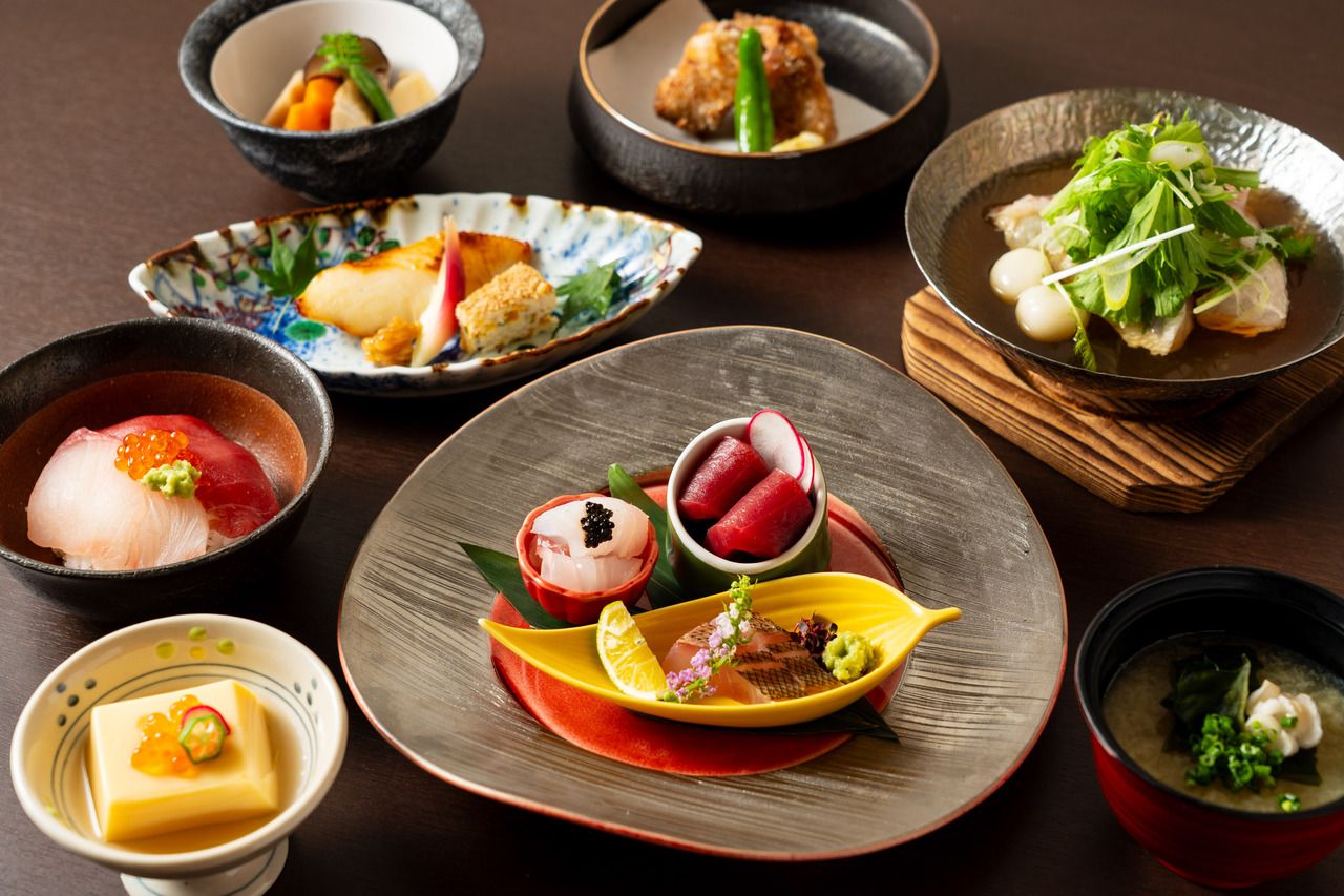 【「壱岐～いき～」会席】　博多がめ煮や鯛あら唐揚げなど全8品