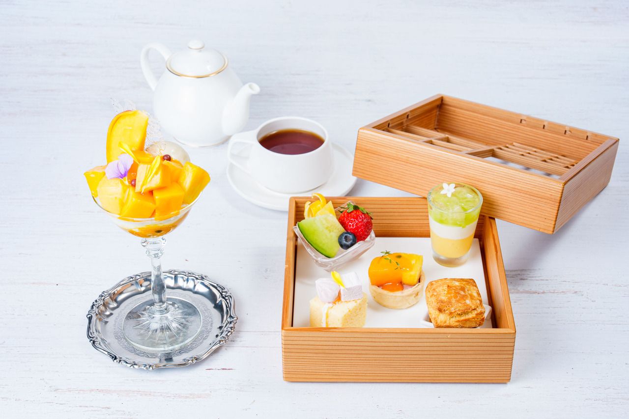 《4/29～5/6》【数量限定】組子箱とミニパフェ(コーヒーまたは紅茶付)